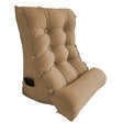 SOGA 45cm Khaki Triangular Wedge Lumbar Pillow Headboard Backrest Sofa Bed Cushion Home Decor - Cafe Supply