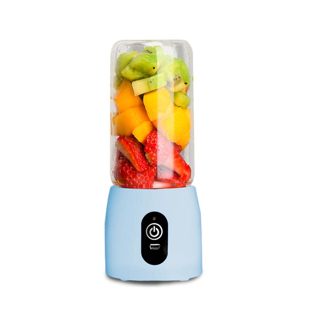 SOGA Portable Mini USB Rechargeable Handheld Juice Extractor Fruit Mixer Juicer Blue - Cafe Supply