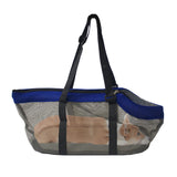 SOGA Grey Pet Carrier Bag Breathable Net Mesh Tote Pouch Dog Cat Travel Essentials - Cafe Supply