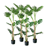 SOGA 4X 175cm Green Artificial Indoor Turtle Back Tree Fake Fern Plant Decorative - Cafe Supply