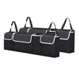 SOGA 2X Oxford Cloth Car Storage Trunk Organiser Backseat Multi-Purpose Interior Accessories Black - Cafe Supply