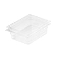 SOGA 100mm Clear Gastronorm GN Pan 1/2 Food Tray Storage Bundle of 2 - Cafe Supply