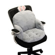 SOGA Gray Bunny Shape Cushion Soft Leaning Bedside Pad Sedentary Plushie Pillow Home Decor - Cafe Supply