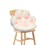 SOGA White Paw Shape Cushion Warm Lazy Sofa Decorative Pillow Backseat Plush Mat Home Decor - Cafe Supply