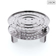 SOGA 2X 39cm Stainless Steel Steamer Insert Stock Pot Steaming Rack Stockpot Tray - Cafe Supply