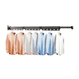 SOGA 93.2cm Wall-Mounted Clothing Dry Rack Retractable Space-Saving Foldable Hanger - Cafe Supply