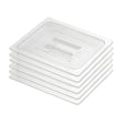 SOGA Clear Gastronorm 1/2 GN Lid Food Tray Top Cover Bundle of 6 - Cafe Supply