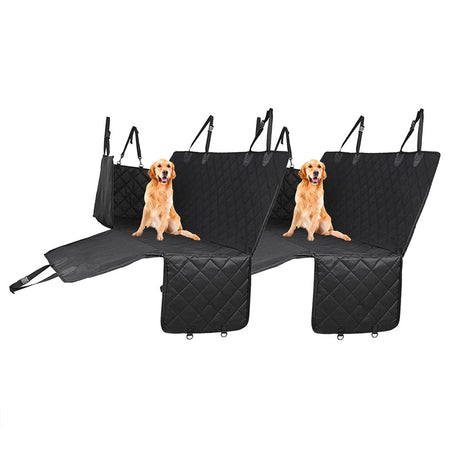 SOGA 2X Luxury Car Trunk Pet Mat Boot Cargo Liner Waterproof Seat Cover Protector Hammock Non-Slip Pet Travel Essentials - Cafe Supply