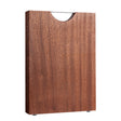 SOGA 26cm Rectangular Wooden Ebony Butcher Block Non-slip Chopping Food Serving Tray Charcuterie Board - Cafe Supply