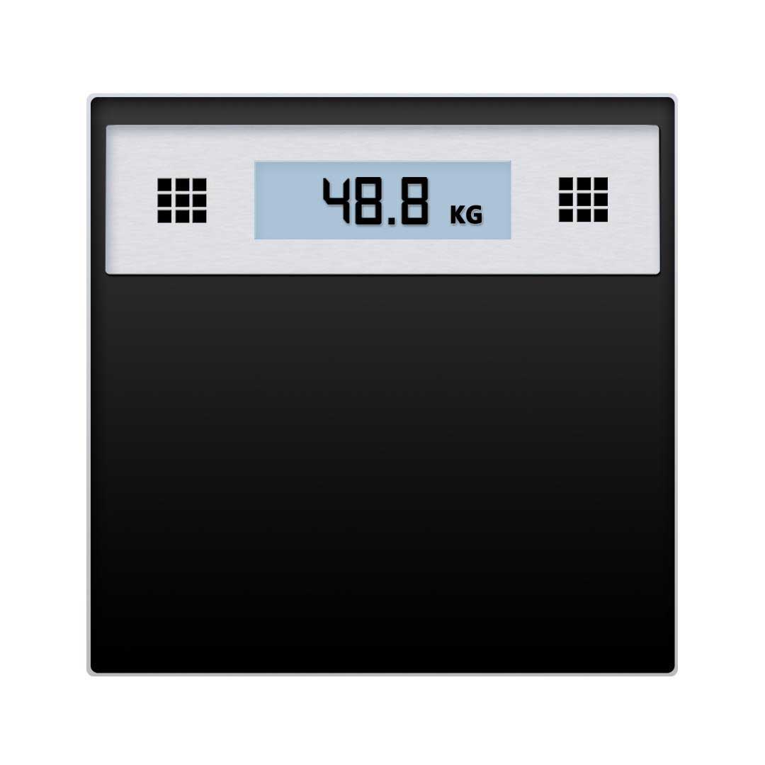 SOGA 180kg Electronic Talking Scale Weight Fitness Glass Bathroom Scale LCD Display Stainless