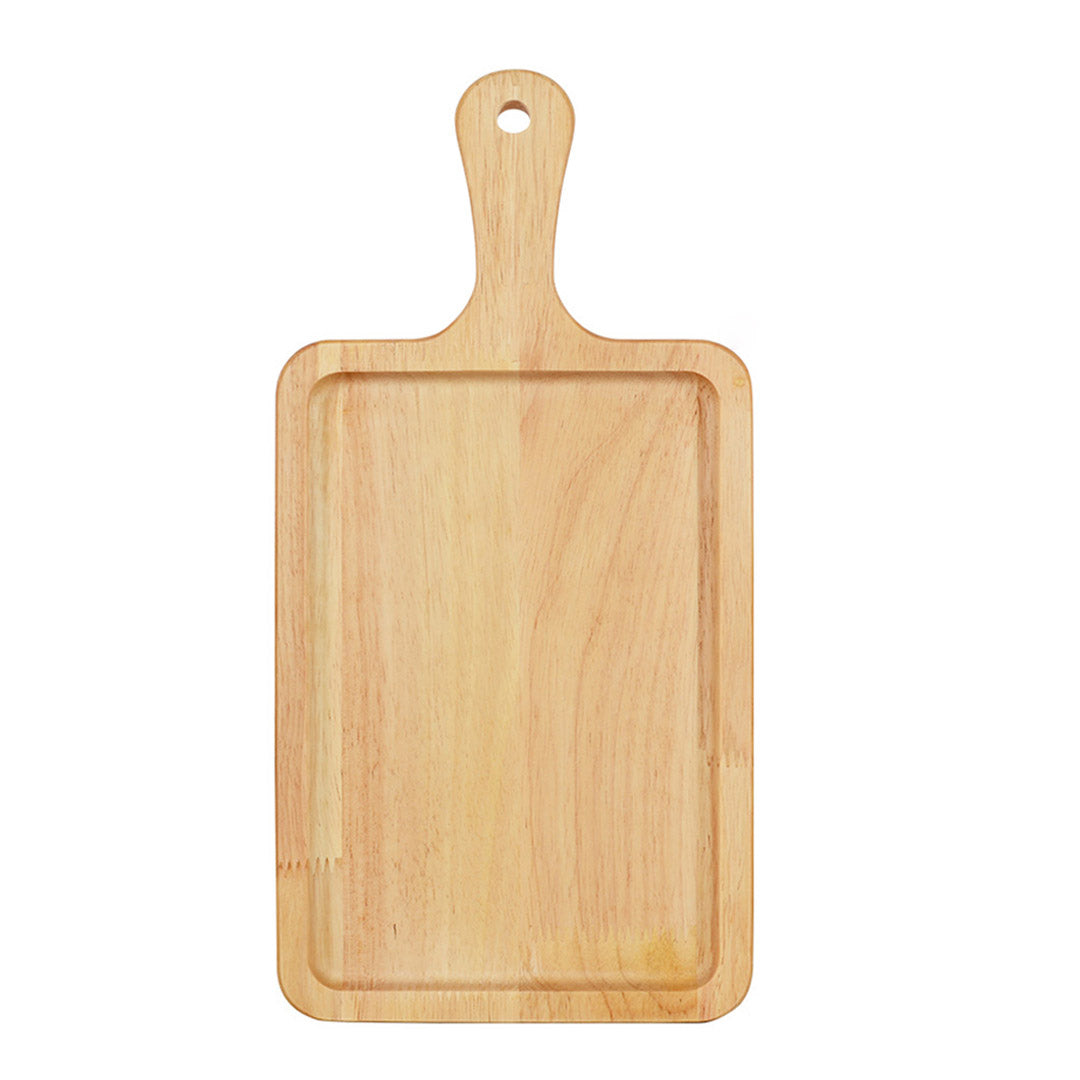 SOGA 40cm Rectangle Premium Wooden Oak Food Serving Tray Charcuterie Board Paddle Home Decor - Cafe Supply