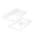 SOGA 65mm Clear Gastronorm GN Pan 1/1 Food Tray Storage with Lid - Cafe Supply