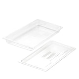 SOGA 65mm Clear Gastronorm GN Pan 1/1 Food Tray Storage with Lid - Cafe Supply