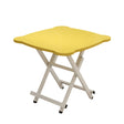 SOGA Yellow Minimalist Cat Ear Folding Table Indoor Outdoor Portable Stall Desk Home Decor - Cafe Supply
