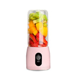SOGA Portable Mini USB Rechargeable Handheld Juice Extractor Fruit Mixer Juicer Pink - Cafe Supply