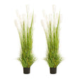 SOGA 2X 150cm Green Artificial Indoor Potted Reed Grass Tree Fake Plant Simulation Decorative - Cafe Supply