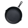 SOGA 26cm Round Cast Iron Frying Pan Skillet Steak Sizzle Platter with Handle - Cafe Supply