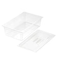 SOGA 150mm Clear Gastronorm GN Pan 1/1 Food Tray Storage with Lid - Cafe Supply