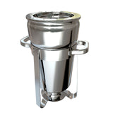 SOGA 11L Round Stainless Steel Soup Warmer Marmite Chafer Full Size Catering Chafing Dish - Cafe Supply