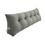 SOGA 180cm Grey Triangular Wedge Bed Pillow Headboard Backrest Bedside Tatami Cushion Home Decor - Cafe Supply