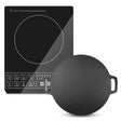 SOGA Electric Smart Induction Cooktop and 34cm Cast Iron Induction Crepe Pan Baking Cookware - Cafe Supply