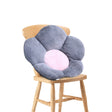 SOGA Dark Gray Whimsical Big Flower Shape Cushion Soft Leaning Bedside Pad Floor Plush Pillow Home Decor - Cafe Supply