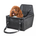 SOGA Waterproof Pet Booster Car Seat Breathable Mesh Safety Travel Portable Dog Carrier Bag Black - Cafe Supply