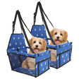 SOGA 2X Waterproof Pet Booster Car Seat Breathable Mesh Safety Travel Portable Dog Carrier Bag Blue - Cafe Supply