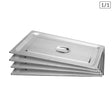 SOGA 4X Gastronorm GN Pan Lid Full Size 1/1 Stainless Steel Tray Top Cover - Cafe Supply