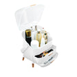 SOGA 29cm White Countertop Makeup Cosmetic Storage Organiser Skincare Holder Jewelry Storage Box with Handle - Cafe Supply