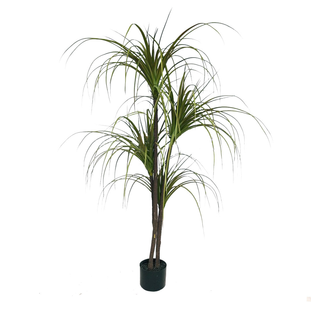 SOGA 150cm Green Artificial Indoor Dragon Blood Tree Fake Plant Simulation Decorative - Cafe Supply