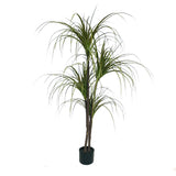 SOGA 150cm Green Artificial Indoor Dragon Blood Tree Fake Plant Simulation Decorative - Cafe Supply