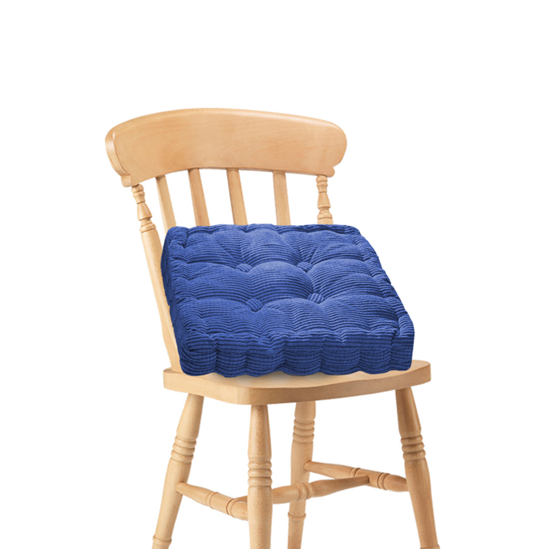 SOGA Blue Square Cushion Soft Leaning Plush Backrest Throw Seat Pillow Home Office Decor - Cafe Supply