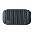 SOGA 47cm Cast Iron Ridged Griddle Hot Plate Grill Pan BBQ Stovetop - Cafe Supply