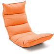 SOGA Foldable Tatami Floor Sofa Bed Meditation Lounge Chair Recliner Lazy Couch Orange - Cafe Supply