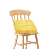 SOGA Yellow Square Cushion Soft Leaning Plush Backrest Throw Seat Pillow Home Office Decor - Cafe Supply