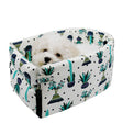 SOGA Car Central Control Nest Pet Safety Travel Bed Dog Kennel Portable Washable Pet Bag White - Cafe Supply