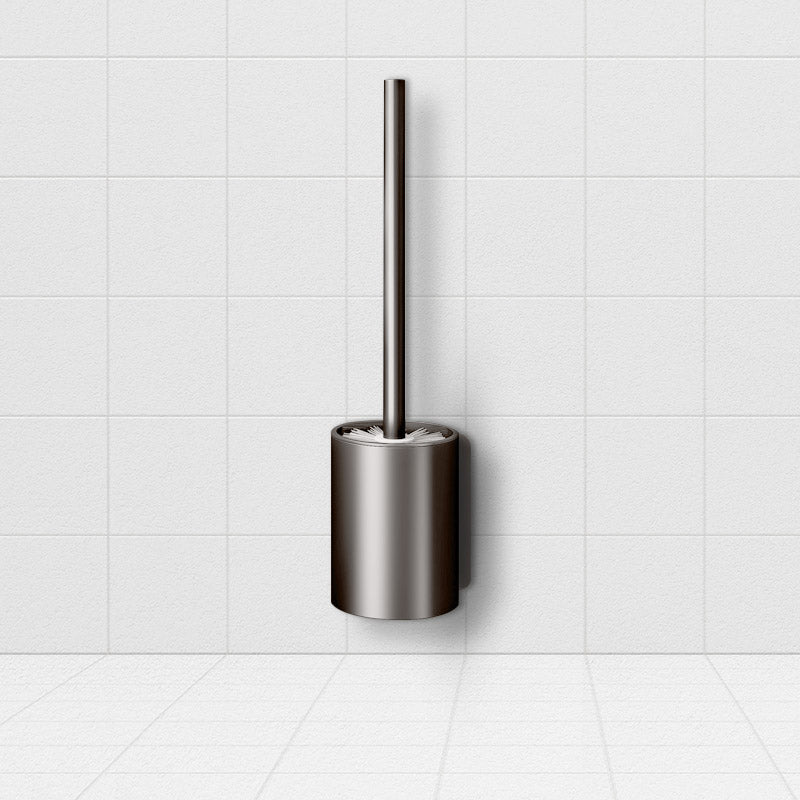 SOGA 27cm Wall-Mounted Toilet Brush with Holder Bathroom Cleaning Scrub Dark Grey - Cafe Supply