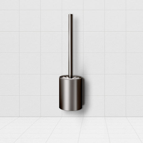 SOGA 27cm Wall-Mounted Toilet Brush with Holder Bathroom Cleaning Scrub Dark Grey - Cafe Supply
