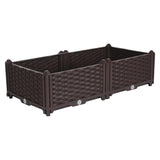 SOGA 80cm Raised Planter Box Vegetable Herb Flower Outdoor Plastic Plants Garden Bed - Cafe Supply