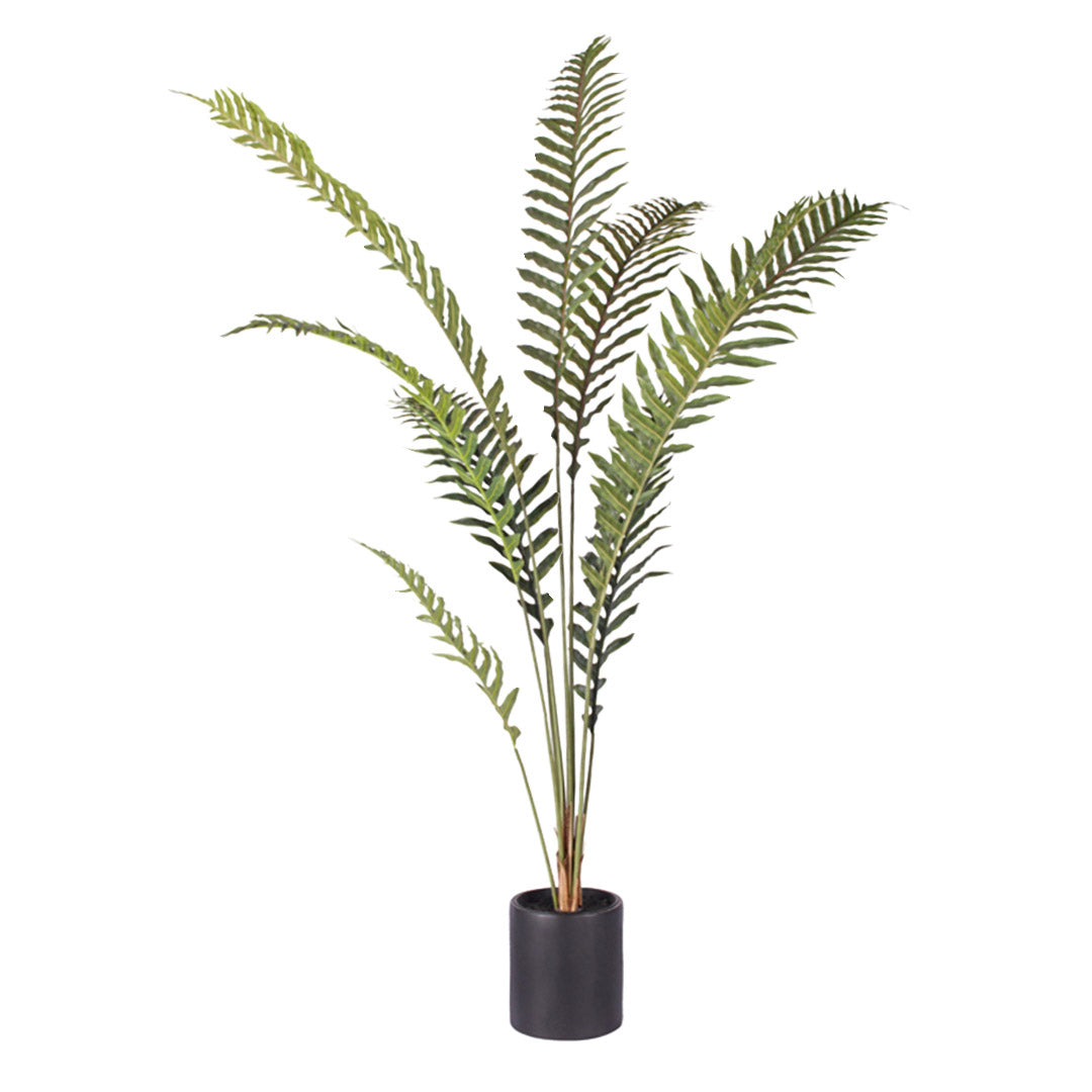 SOGA 210cm Artificial Green Rogue Hares Foot Fern Tree Fake Tropical Indoor Plant Home Office Decor - Cafe Supply