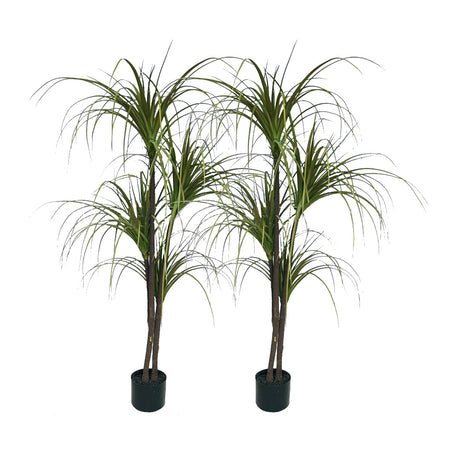 SOGA 2X 150cm Green Artificial Indoor Dragon Blood Tree Fake Plant Simulation Decorative - Cafe Supply