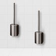 SOGA 2X 27cm Wall-Mounted Toilet Brush with Holder Bathroom Cleaning Scrub Dark Grey - Cafe Supply