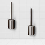 SOGA 2X 27cm Wall-Mounted Toilet Brush with Holder Bathroom Cleaning Scrub Dark Grey - Cafe Supply