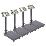 SOGA 4X 300kg Electronic Digital Platform Scale Computing Shop Postal Weight Black - Cafe Supply