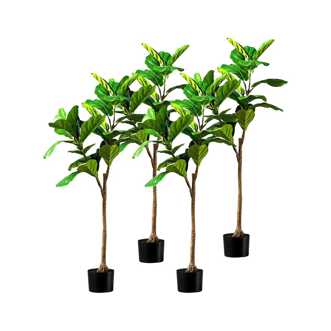 SOGA 4X 120cm Green Artificial Indoor Qin Yerong Tree Fake Plant Simul ...