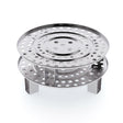 SOGA 2X 43cm Stainless Steel Steamer Insert Stock Pot Steaming Rack Stockpot Tray - Cafe Supply