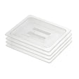 SOGA Clear Gastronorm 1/2 GN Lid Food Tray Top Cover Bundle of 4 - Cafe Supply