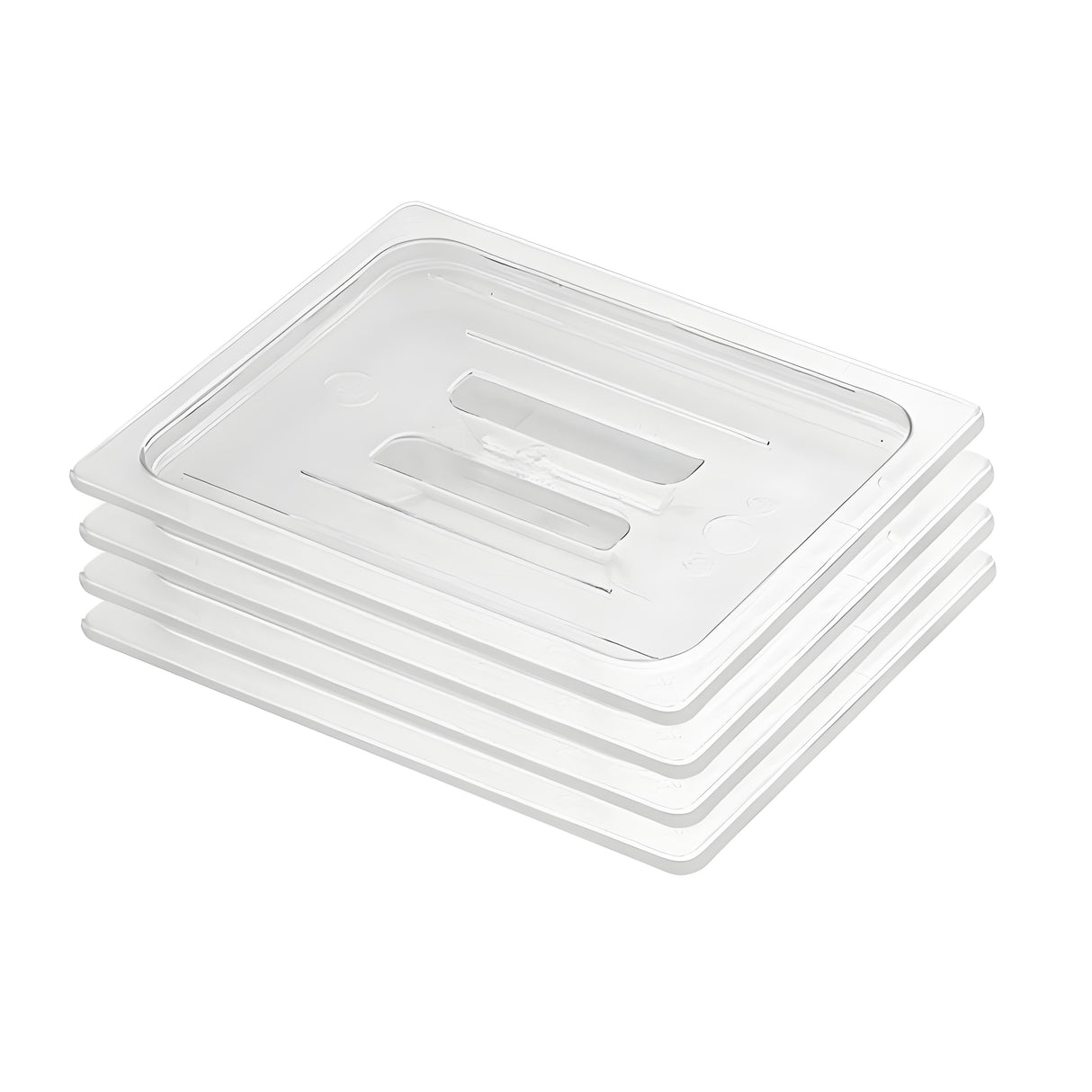 SOGA Clear Gastronorm 1/2 GN Lid Food Tray Top Cover Bundle of 4 - Cafe Supply