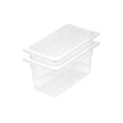 SOGA 150mm Clear Gastronorm GN Pan 1/3 Food Tray Storage Bundle of 2 - Cafe Supply